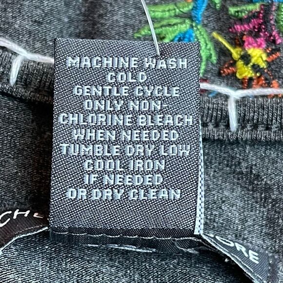 ANTHRO CHELSEA & THEODORE Embroidered Tee Shirt Dress - Picture 6 of 7